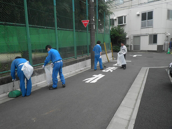 エヌディ警備保障株式会社　職員清掃状況